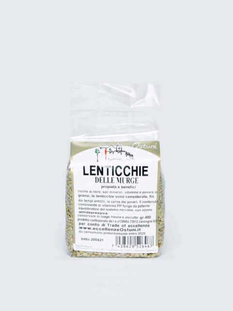 Confezione di lenticchie delle Murge