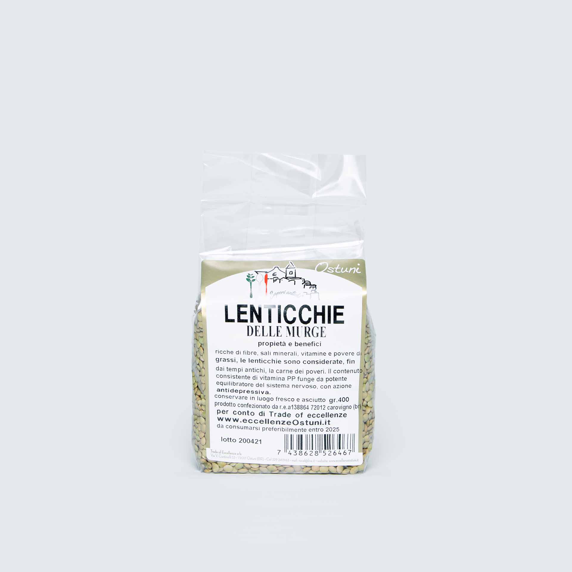 Lenticchie delle Murge Confezione di lenticchie delle Murge