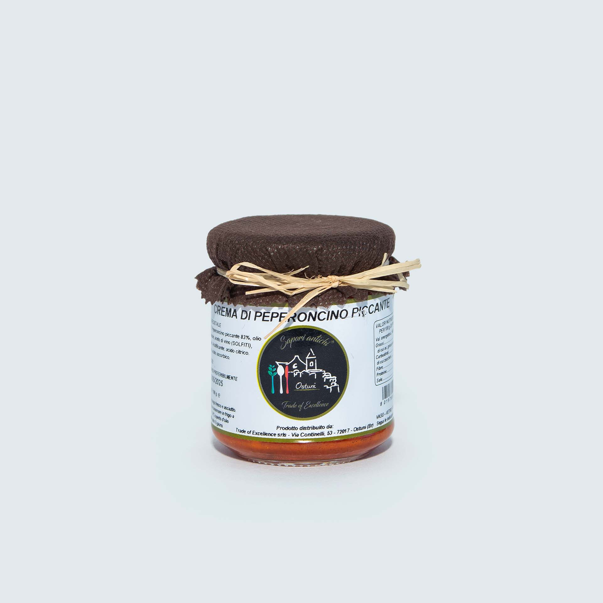 Crema al peperoncino Vasetto di crema al peperoncino piccante