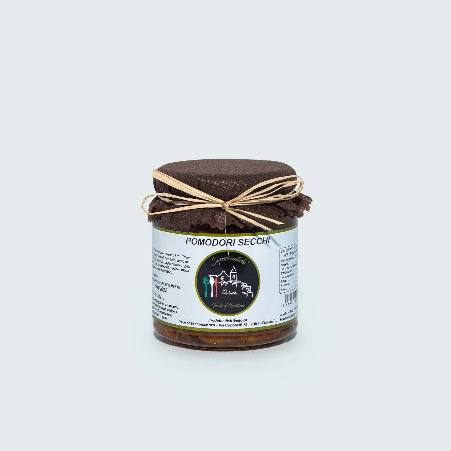 Pomodori secchi Vasetto di pomodori secchi