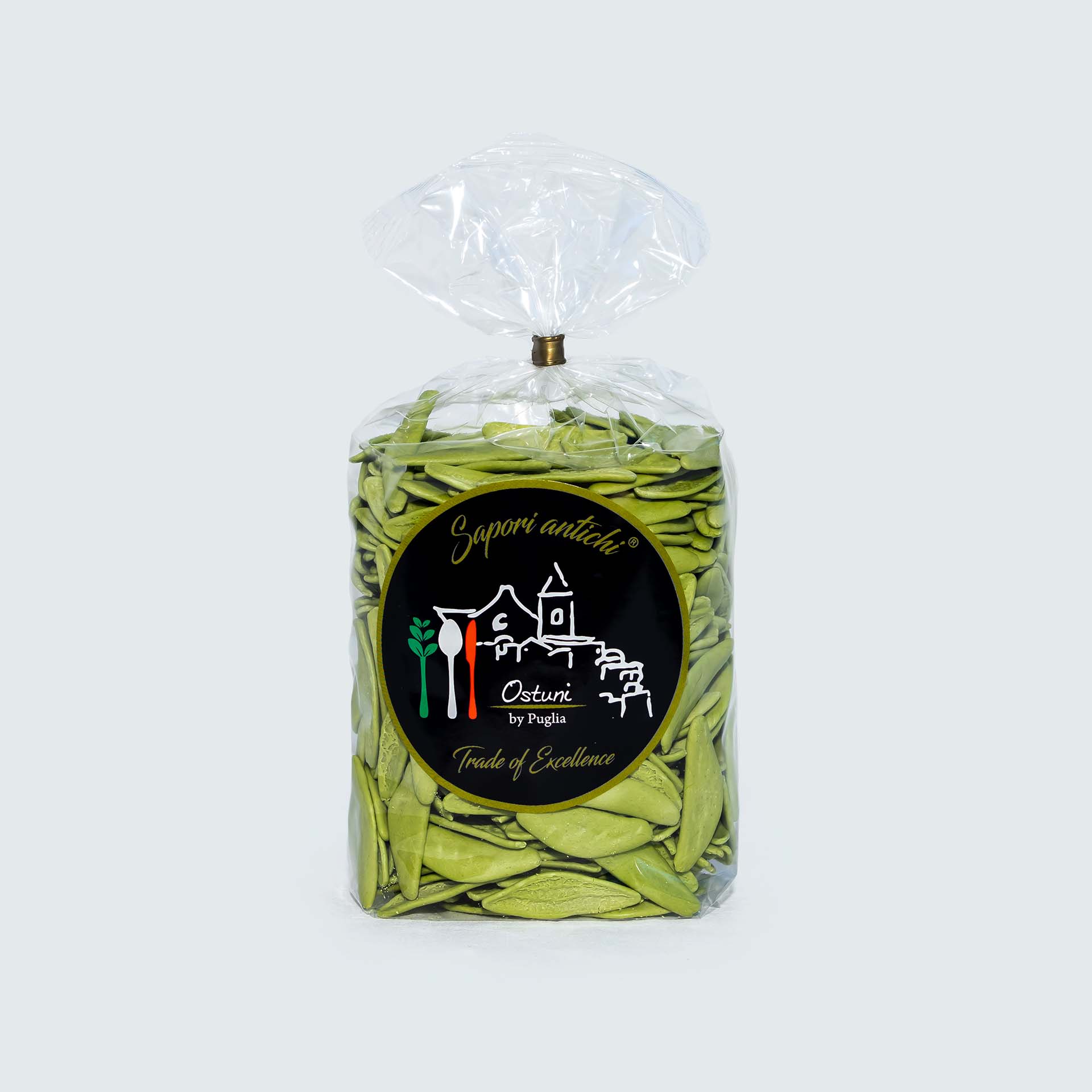 Foglie d'ulivo agli spinaci Confezione di foglie d'ulivo agli spinaci