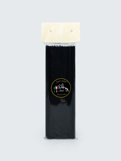 Confezione di spaghetti al nero di seppia