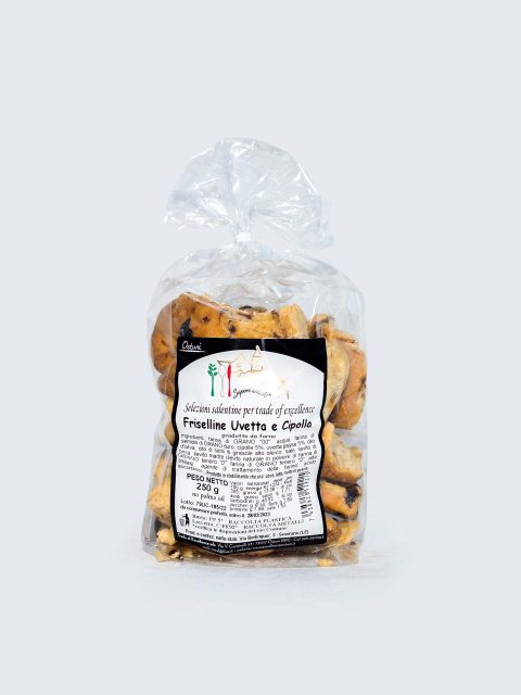 Confezione di friselline cipolla e uvetta