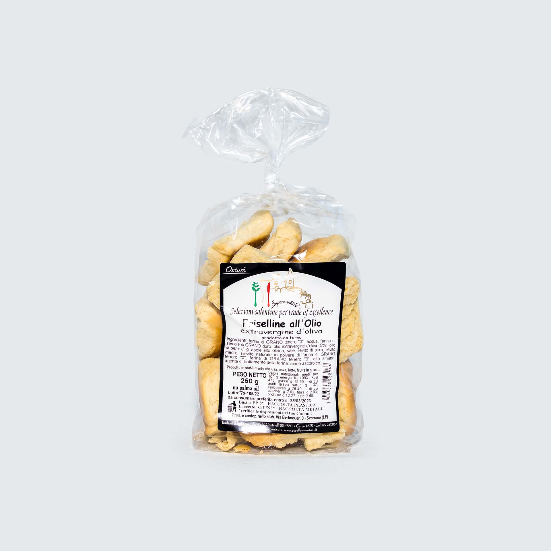 Friselline all'olio Confezione di friselline all'olio