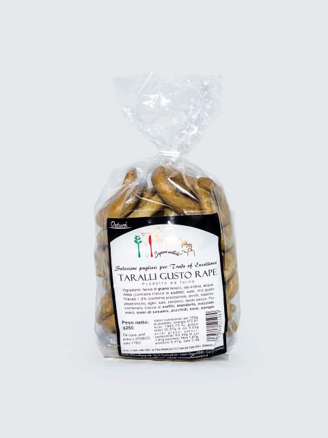 Confezione di taralli alle rape